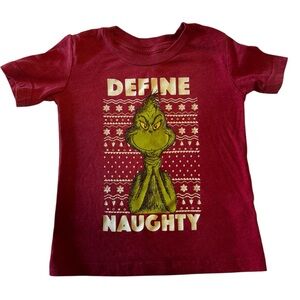 The Grinch Define Naughty T-Shirt 18M